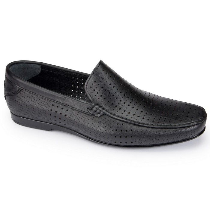 Мокасины муж. R14992-1173 кожа-кожа черный